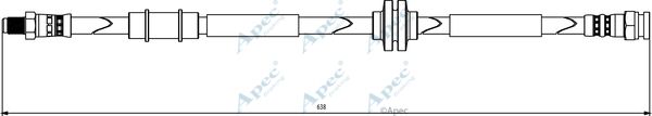 APEC BRAKING Тормозной шланг HOS3833